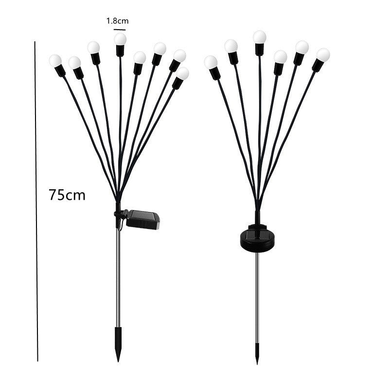 Lampa LED decorativă tip licurici De Gradina 8 Bulbi | 1+1 GRATIS