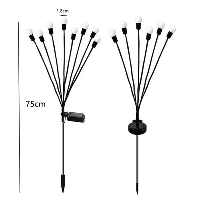 Lampa LED decorativă tip licurici De Gradina 8 Bulbi | 1+1 GRATIS