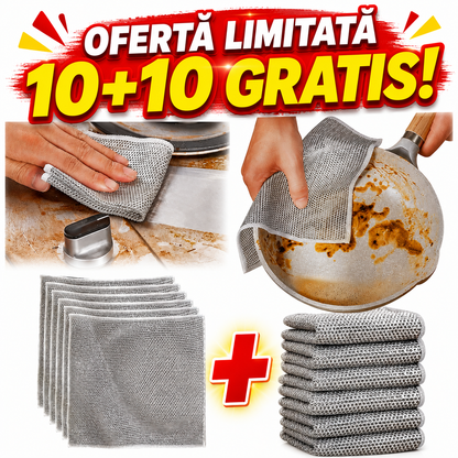 Set 10 Lavete Abrazive  + 10 GRATIS
