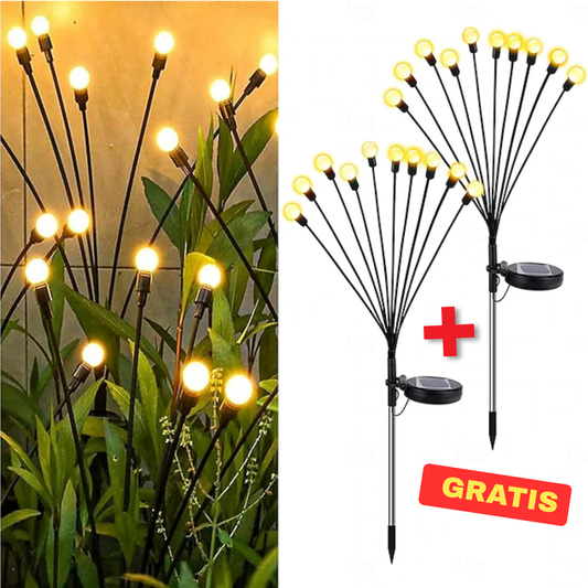 Lampa LED decorativă 8 Bulbi tip licurici De Gradina | 1+1 GRATIS