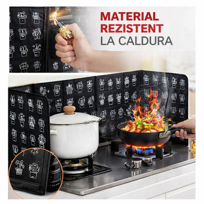 Protectie anti-stropi din metal de inalta calitate (+ GRATIS 4 folii din teflon)