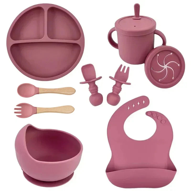 Set 8 complet diversificare bebeluși și copii - Fara Alergeni, Usor De Curatat