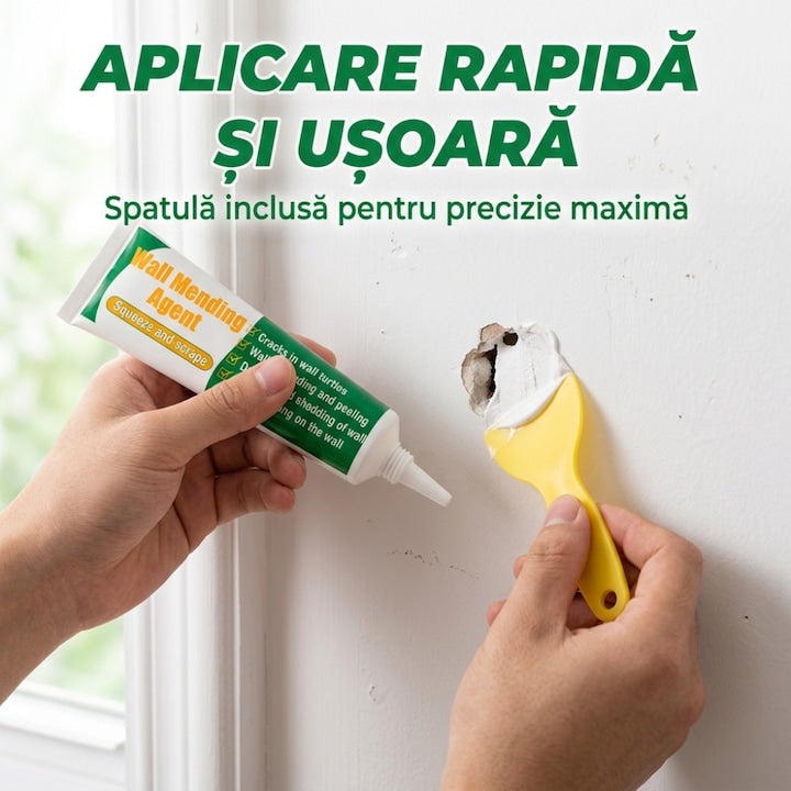 Kit alb pentru reparat pereții, fisuri sau zgârieturi | 1+1 GRATIS